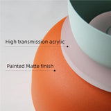 Tyalez Nordic Simple Macaron Acrylic Chandelier