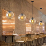 Modern Glass Ball Pendant Light