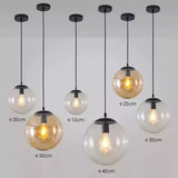 Modern Glass Ball Pendant Light