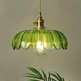 Tyalez Chic Glass Flower Pendant Lamp