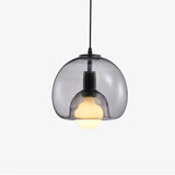 Modern Handblown Glass Globe Ceiling Light