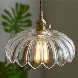 Tyalez Chic Glass Flower Pendant Lamp