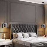 Tyalez Modern Black Glass Pendant Light