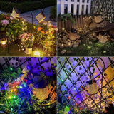 Tyalez Solar Outdoor Watering Can Waterfall Garden Lamp