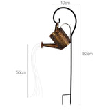 Tyalez Solar Outdoor Watering Can Waterfall Garden Lamp