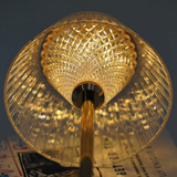Tyalez Modern Crystal Metal Table Lamp