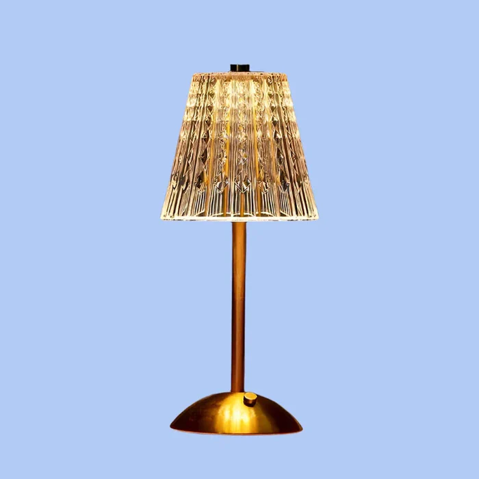 Tyalez Modern Crystal Metal Table Lamp