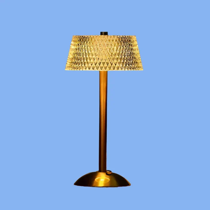 Tyalez Modern Crystal Metal Table Lamp