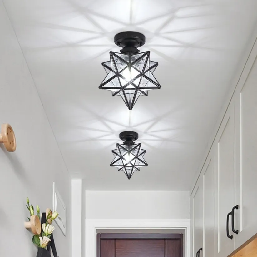Tyalez Vintage Star Shape Ceiling Light