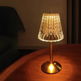 Tyalez Modern Crystal Metal Table Lamp
