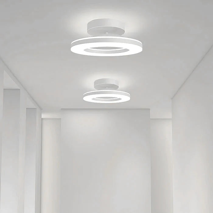 Energy-Efficient Modern Iron LED Ceiling Light
