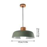 Scandinavian Color Pop Round Aluminum Pendant Lamp