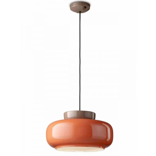 Art Deco Bauhaus Disc Orb Pendant Lamp