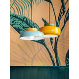 Art Deco Bauhaus Disc Orb Pendant Lamp