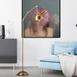 Tyalez Modern Gold Rabbit Floor Lamp for Living Room