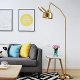 Tyalez Modern Gold Rabbit Floor Lamp for Living Room