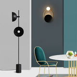 Tyalez Modern Black Marble Floor Lamp