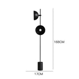 Tyalez Modern Black Marble Floor Lamp