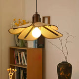 Vintage Fabric Pendant Light – Warm & Sophisticated Design