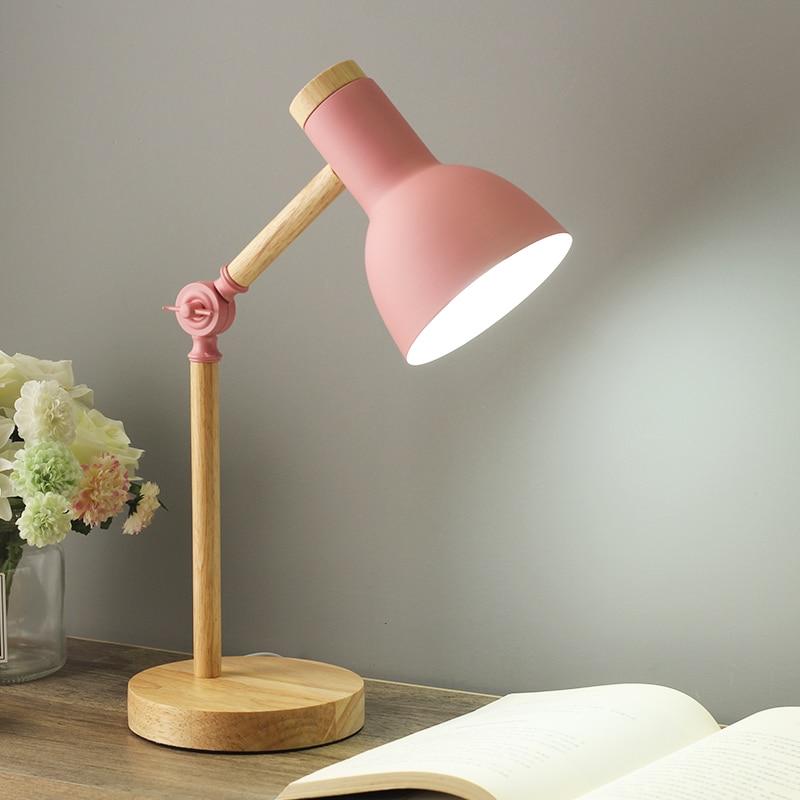 Tyalez Adjustable & Foldable Wooden Table Lamp