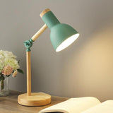 Tyalez Adjustable & Foldable Wooden Table Lamp