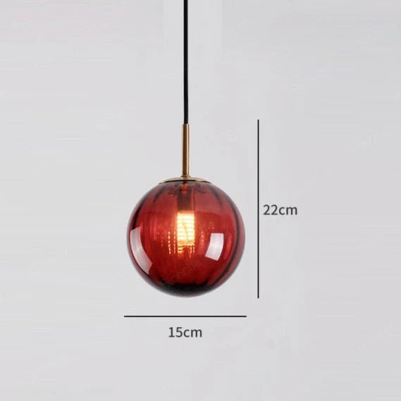 Sleek Modern Glass Pendant Light