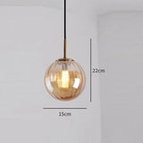 Sleek Modern Glass Pendant Light