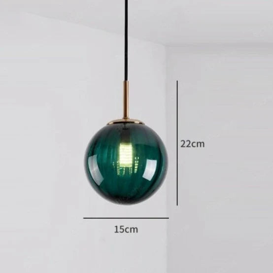 Sleek Modern Glass Pendant Light