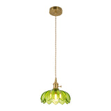 Tyalez Chic Glass Flower Pendant Lamp