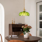Tyalez Chic Glass Flower Pendant Lamp