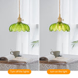 Tyalez Chic Glass Flower Pendant Lamp