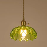 Tyalez Chic Glass Flower Pendant Lamp