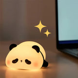 Tyalez Kawaii Panda Led Silicone Night Light Lamp